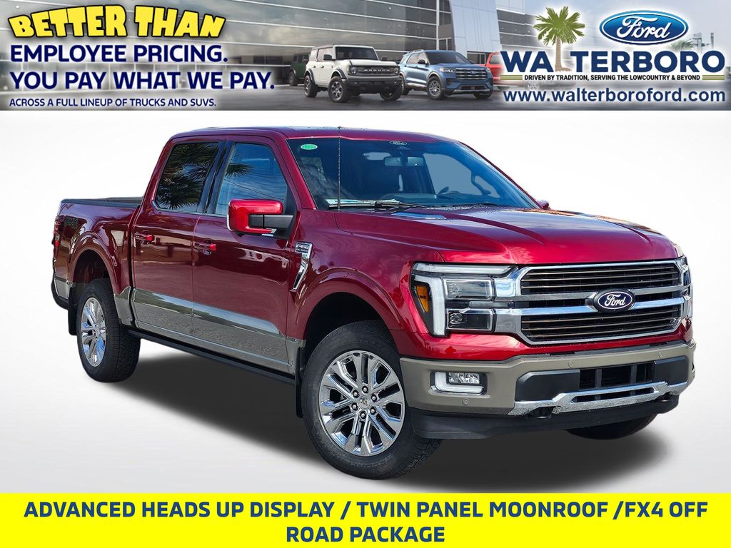 2026 Ford F-150 King Ranch Red at Walterboro Ford