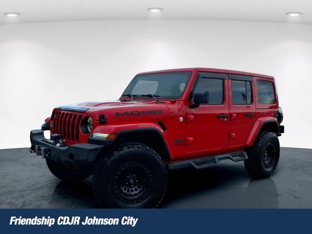 Firecracker Red Clearcoat 2018 Jeep Wrangler SUV / Crossover Four-Wheel Drive 8-Speed Automatic