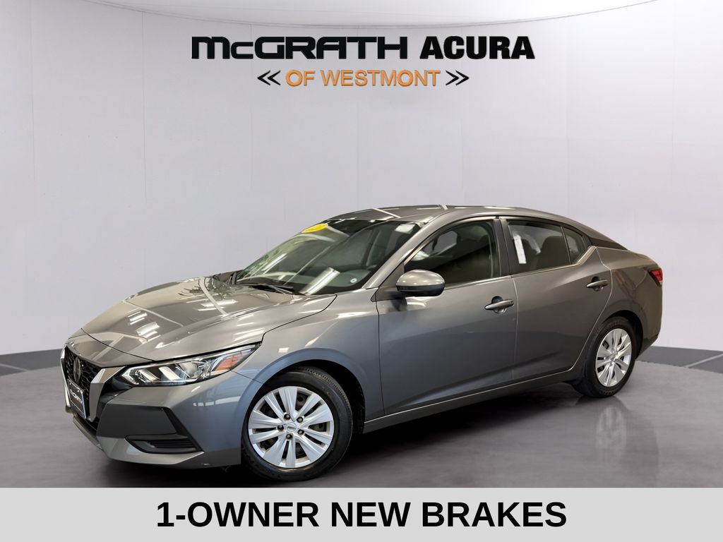 Gray (Gun Metallic) 2021 Nissan Sentra Sedan Front-Wheel Drive Continuously Variable Transmission