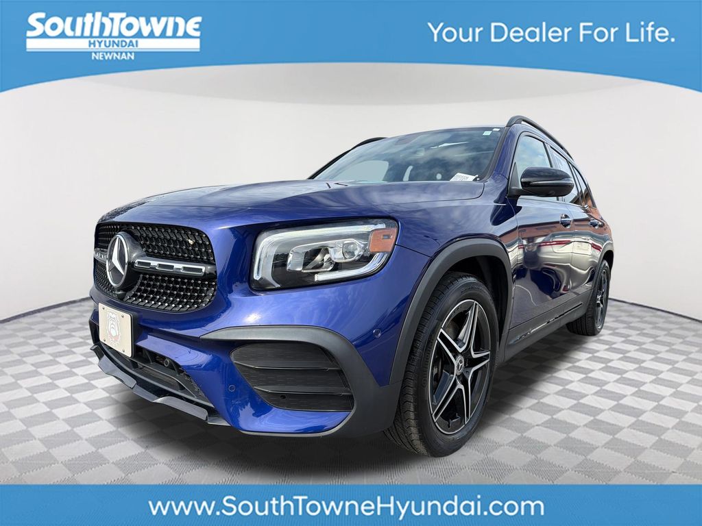 Blue 2021 Mercedes-Benz GLB 250 4MATIC SUV / Crossover All-Wheel Drive 8-Speed Automatic