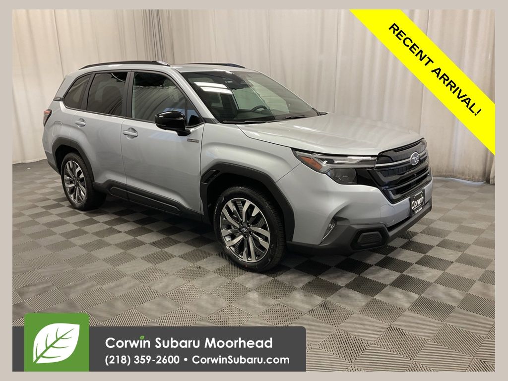 Ice Silver Metallic 2026 Subaru Forester Hybrid SUV / Crossover All-Wheel Drive Continuously Variable Transmission