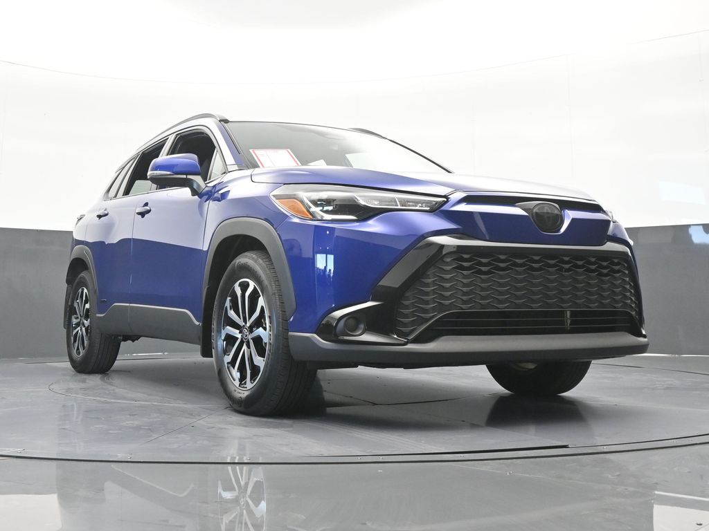 Used 2024 Blue Toyota Hybrid SE image 58