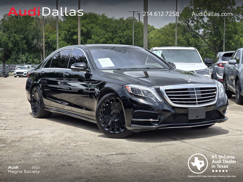 Black 2016 Mercedes-Benz S-Class Sedan Rear-Wheel Drive 7-Speed Automatic