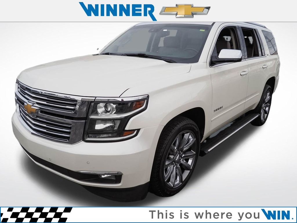 White Diamond Clearcoat 2015 Chevrolet Tahoe LTZ 4WD SUV / Crossover Four-Wheel Drive 6-Speed Automatic Overdrive