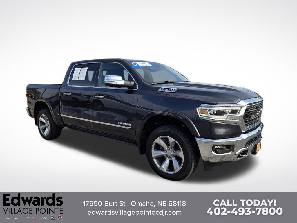 Gray (Maximum Steel Metallic Clearcoat) 2021 RAM 1500 Pickup Truck Four-Wheel Drive 8-Speed Automatic