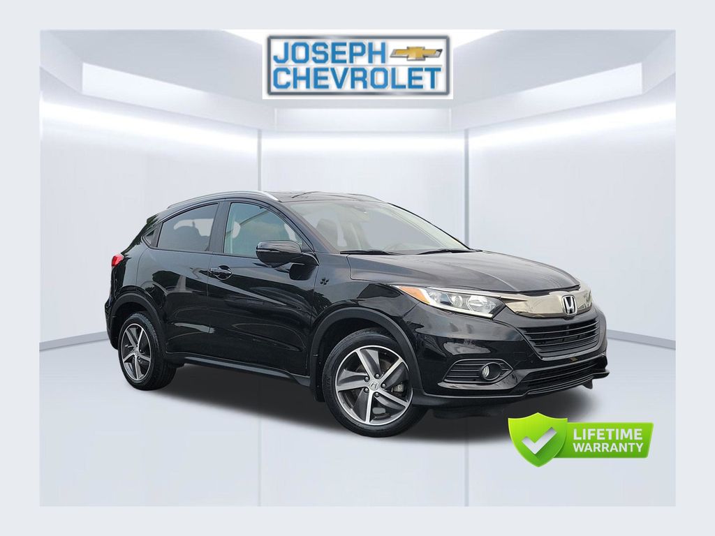 Crystal Black Pearl 2022 Honda HR-V SUV / Crossover All-Wheel Drive Continuously Variable Transmission