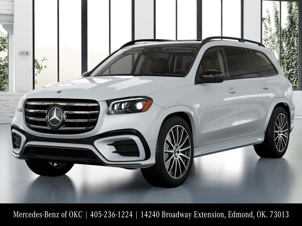 Moonlight White Metallic 2026 Mercedes-Benz GLS 450 4MATIC SUV / Crossover All-Wheel Drive 9-Speed Automatic