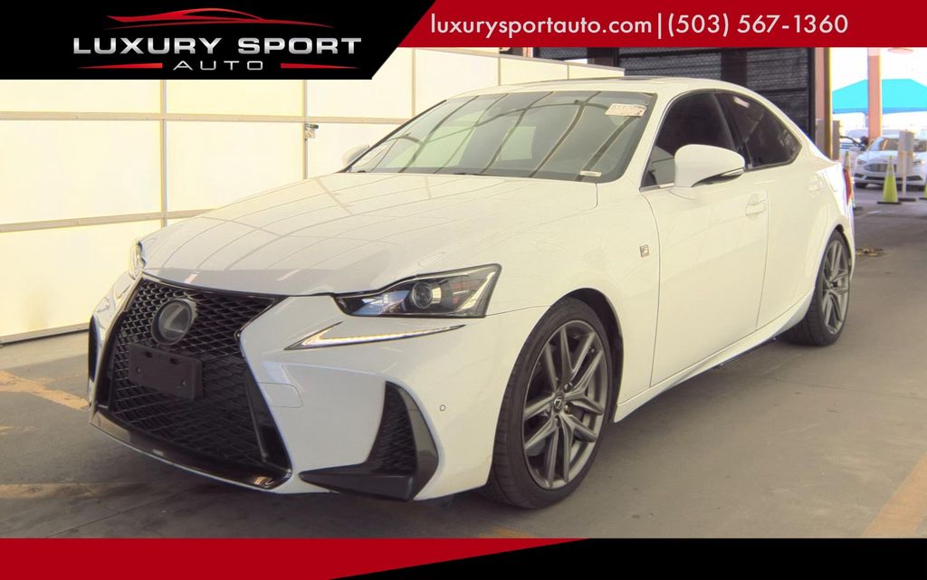 Ultra White 2018 Lexus IS Sedan Rear-Wheel Drive 8-Speed Dual Clutch
