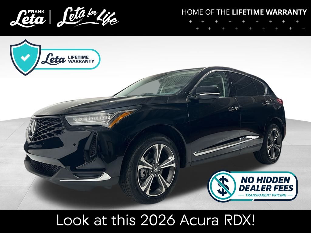 Majestic Black Pearl 2026 Acura RDX SUV / Crossover All-Wheel Drive Automatic