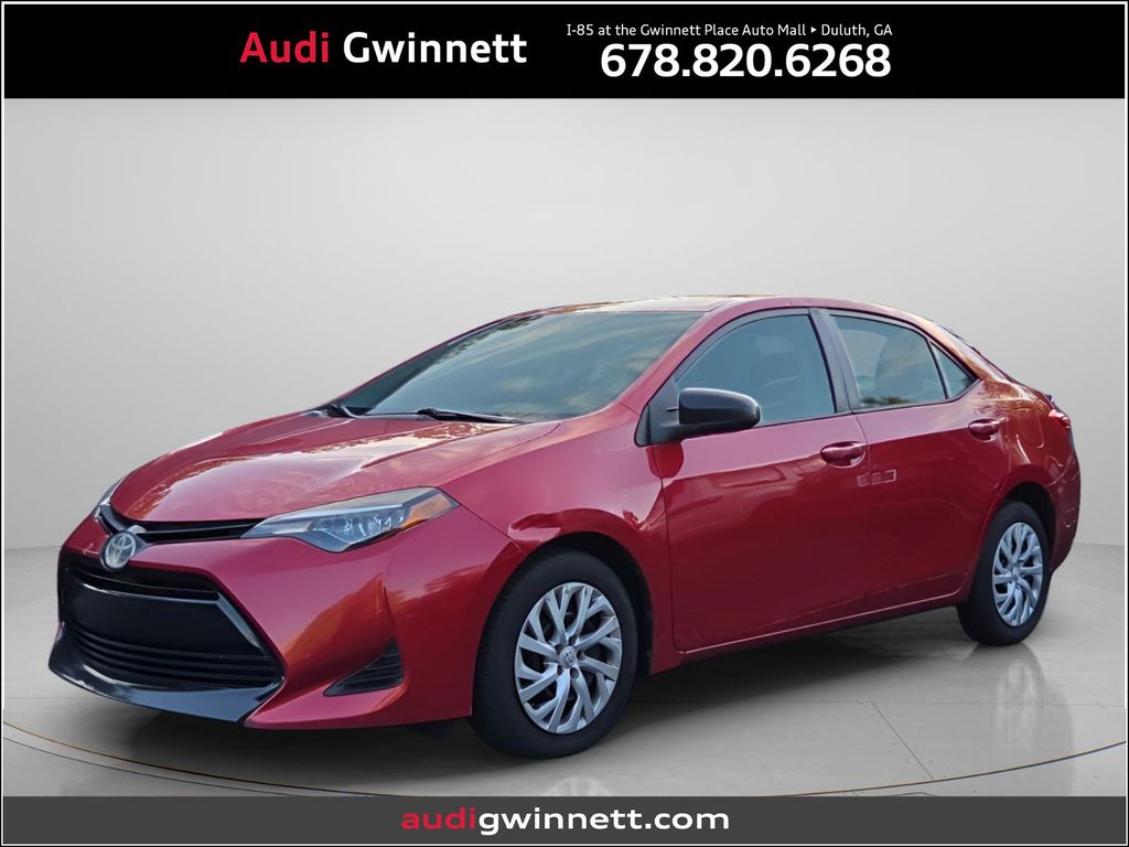 Barcelona Red Metallic 2019 Toyota Corolla Sedan Front-Wheel Drive Continuously Variable Transmission