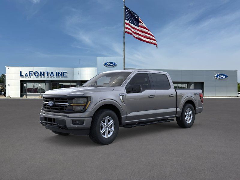 Gray Metallic 2026 Ford F-150 XLT SuperCrew 4WD Pickup Truck Four-Wheel Drive Automatic