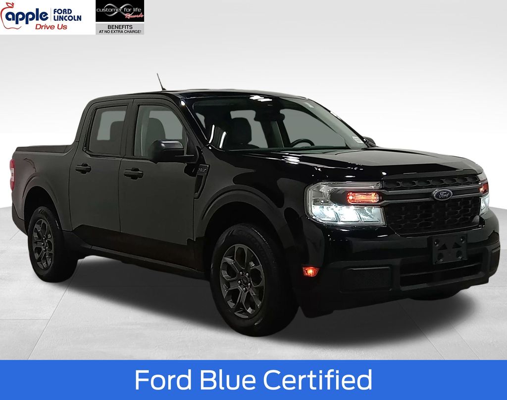 Shadow Black 2023 Ford Maverick Pickup Truck Front-Wheel Drive Continuously Variable Transmission
