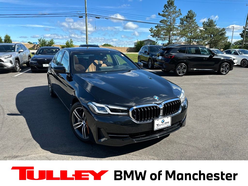 Black Sapphire Metallic 2023 BMW 5 Series Sedan All-Wheel Drive 8-Speed Automatic