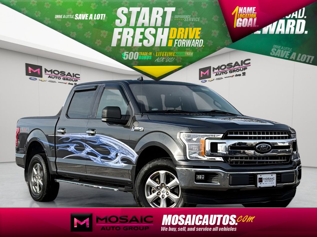 Gray (Magnetic) 2019 Ford F-150 XLT SuperCrew 4WD Pickup Truck Four-Wheel Drive Automatic