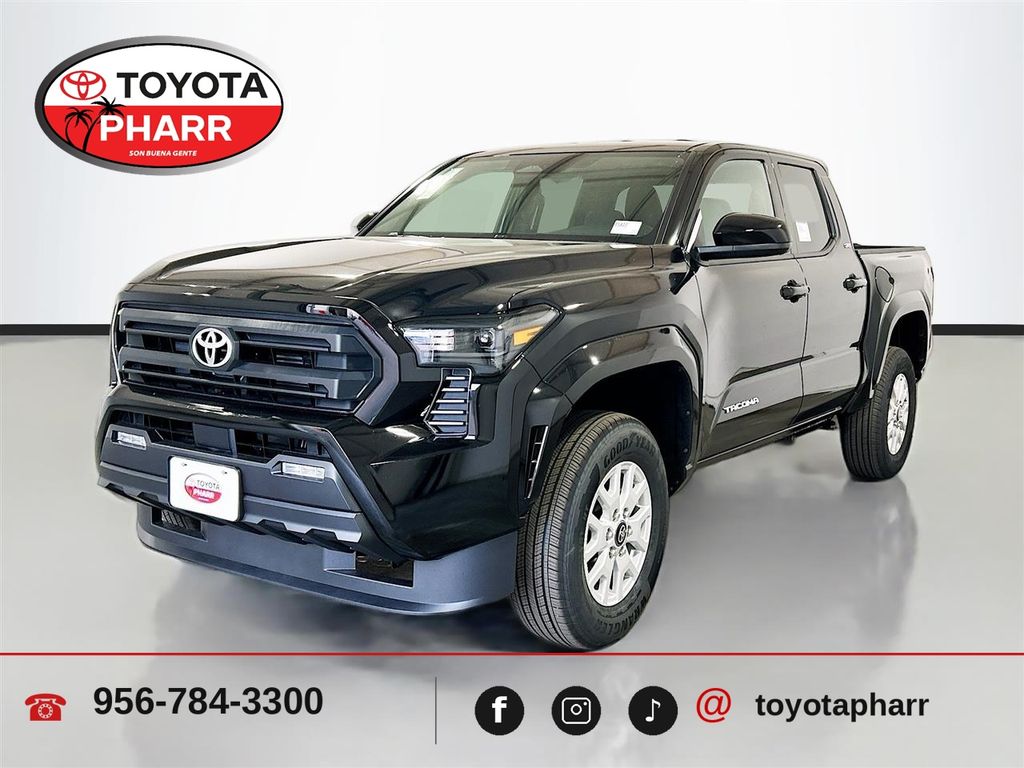 Black 2026 Toyota Tacoma Pickup Truck Four-Wheel Drive 8-Speed Automatic