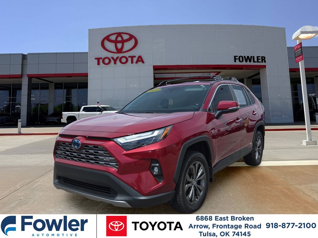 Red (Ruby Flare Pearl) 2024 Toyota RAV4 Hybrid SUV / Crossover All-Wheel Drive Continuously Variable Transmission