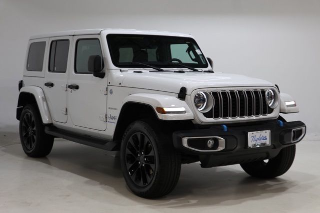 Bright White Clearcoat 2024 Jeep Wrangler 4xe SUV / Crossover Four-Wheel Drive 8-Speed Automatic