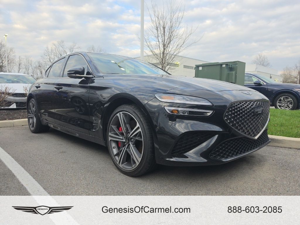 Vik Black 2024 Genesis G70 2.5T Standard RWD Sedan Rear-Wheel Drive 8-Speed Automatic