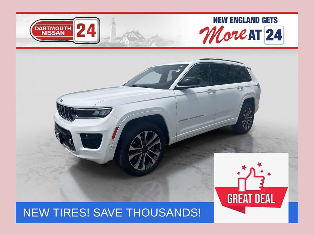 Bright White Clearcoat 2021 Jeep Grand Cherokee L SUV / Crossover Four-Wheel Drive 8-Speed Automatic