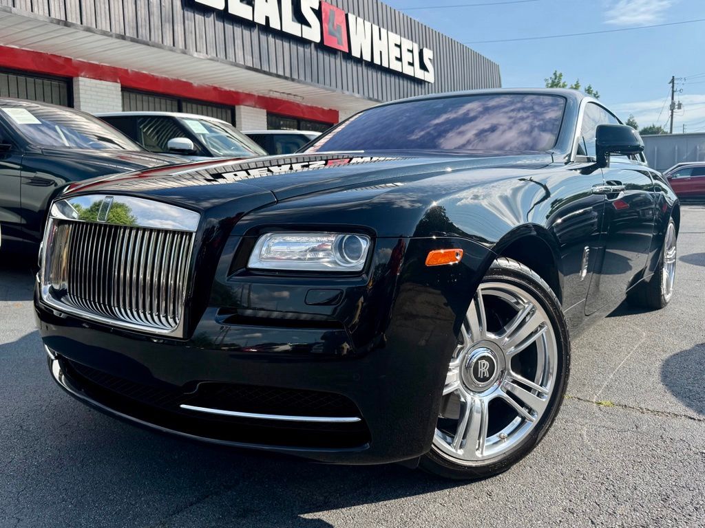 Black 2015 Rolls-Royce Wraith Coupe Rear-Wheel Drive 8-Speed Automatic