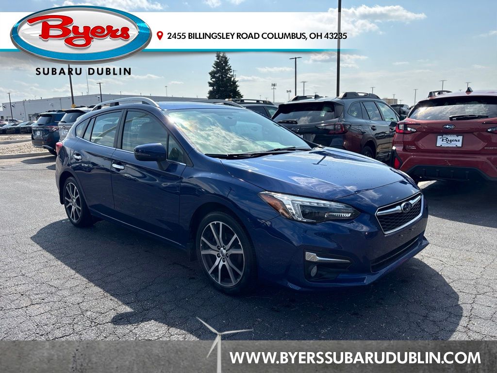 Lapis Blue Pearl 2018 Subaru Impreza Hatchback All-Wheel Drive Continuously Variable Transmission