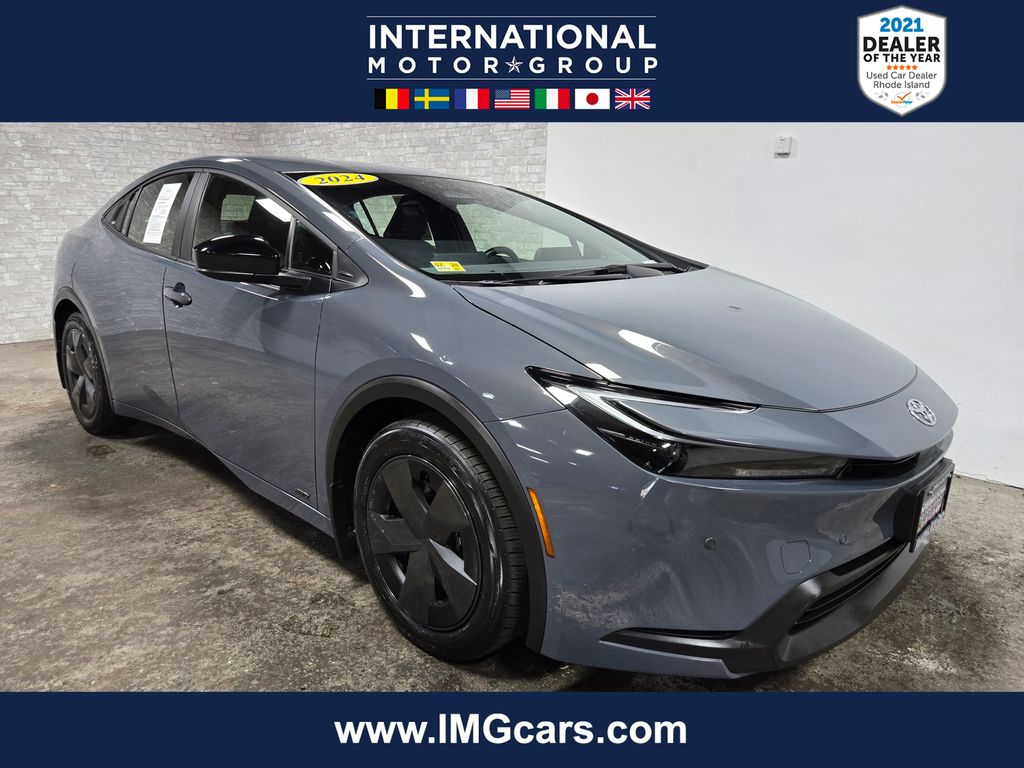 Guardian Gray 2024 Toyota Prius Hatchback All-Wheel Drive Continuously Variable Transmission