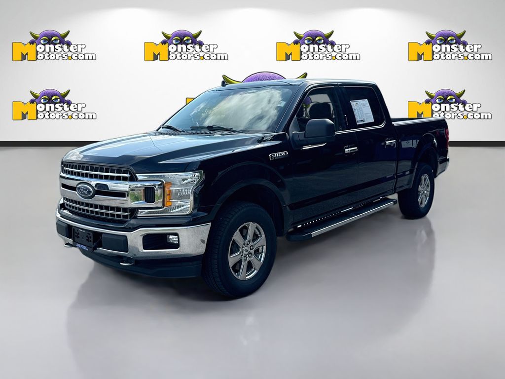 Black 2019 Ford F-150 Pickup Truck Four-Wheel Drive Automatic