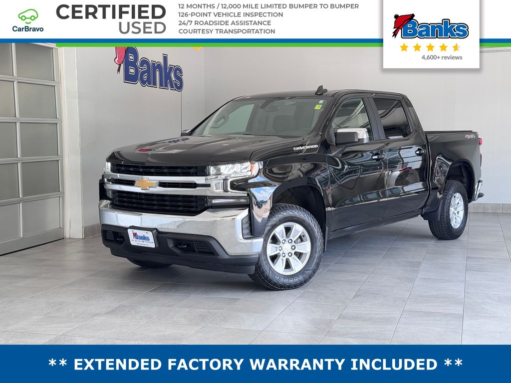 Black 2021 Chevrolet Silverado 1500 Pickup Truck Four-Wheel Drive 8-Speed Automatic
