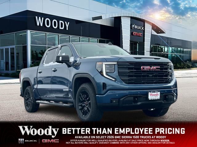 Downpour Metallic 2026 GMC Sierra 1500 Pickup Truck Four-Wheel Drive Automatic