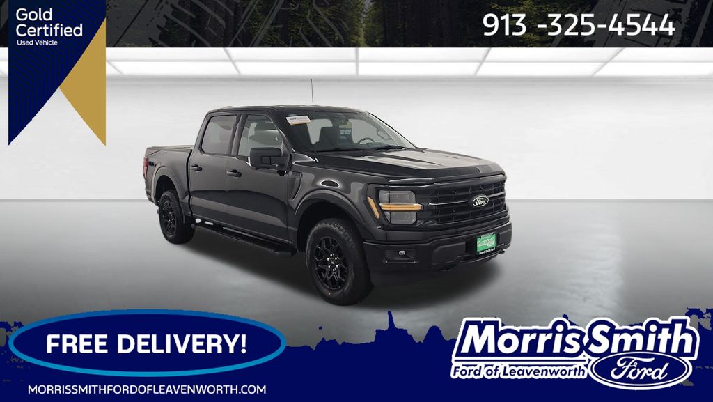 Agate Black Metallic 2024 Ford F-150 Pickup Truck Four-Wheel Drive Automatic