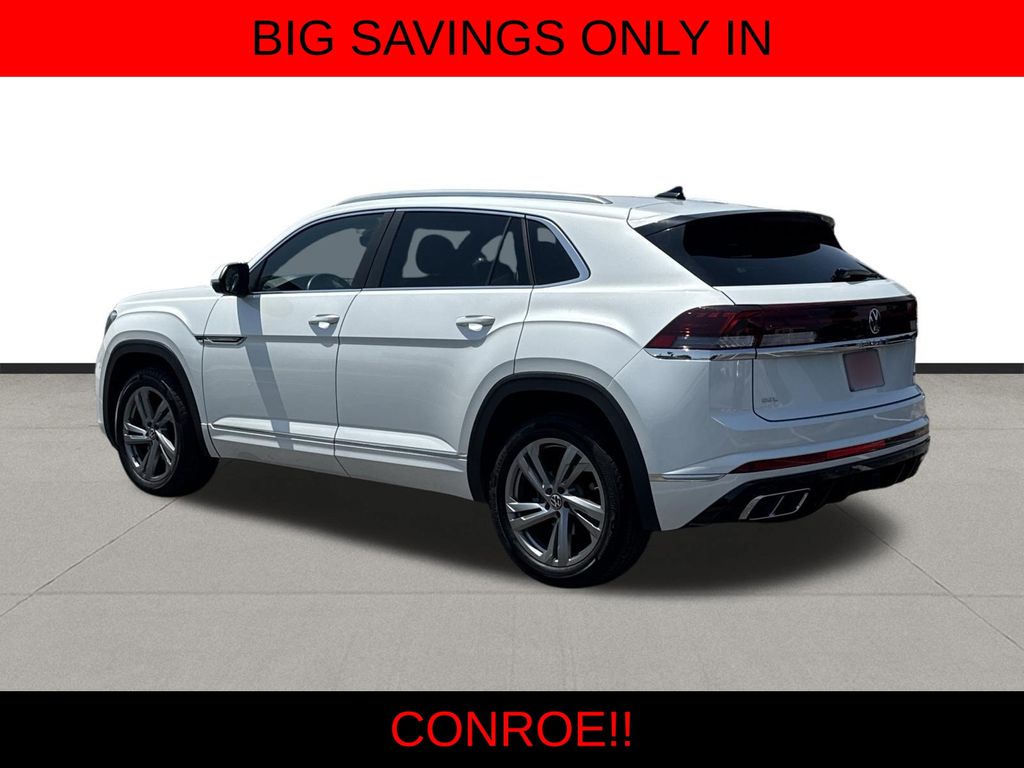 2024 Volkswagen Atlas Cross Sport 2.0T SEL R-Line White at DeMontrond Gulf Freeway