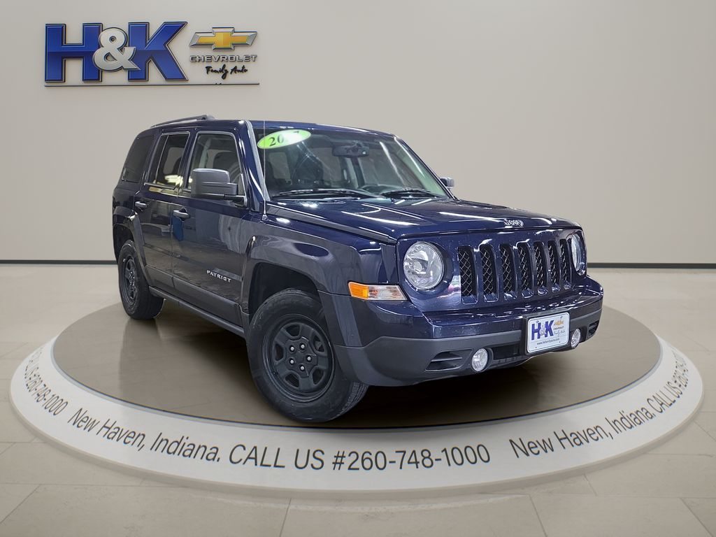 True Blue Pearlcoat 2017 Jeep Patriot SUV / Crossover Front-Wheel Drive Continuously Variable Transmission