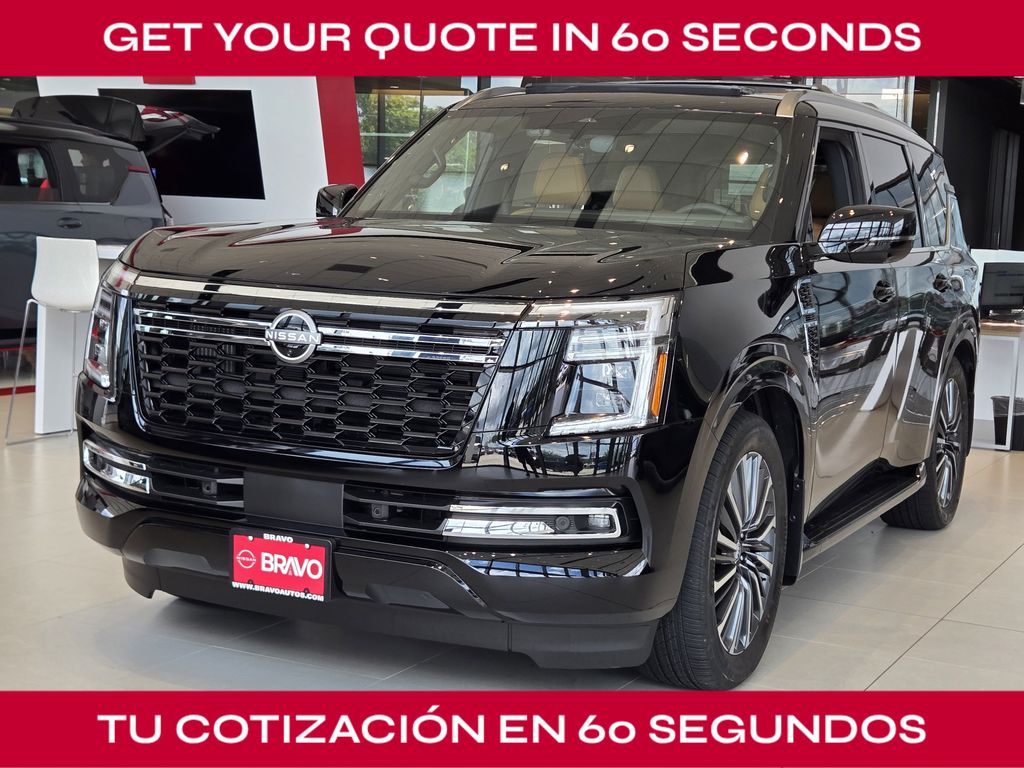 2026 Nissan Armada Platinum Reserve Black at Bravo Nissan