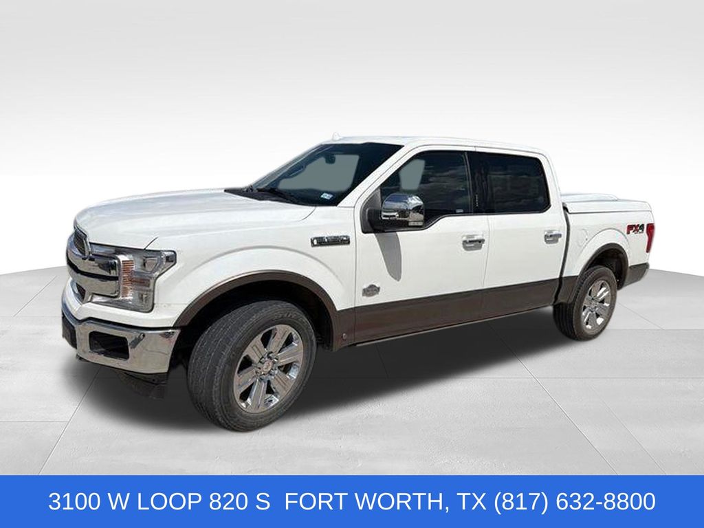 White 2020 Ford F-150 Pickup Truck Four-Wheel Drive Automatic