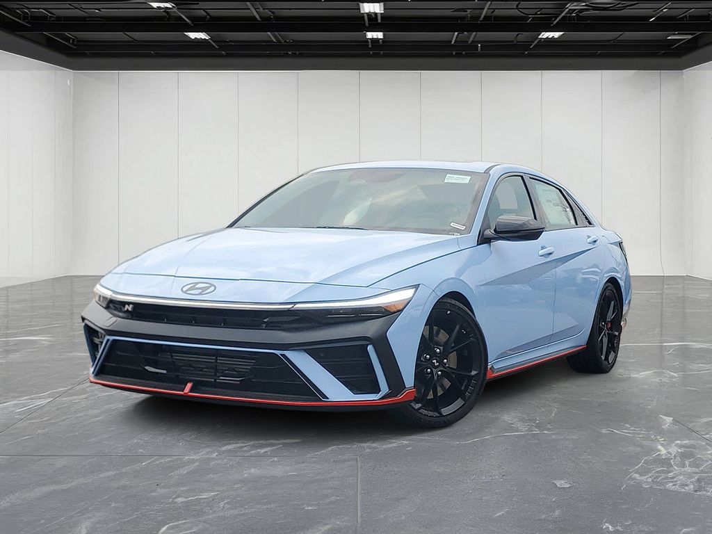 Performance Blue 2026 Hyundai Elantra N Sedan Front-Wheel Drive 8-Speed Automatic