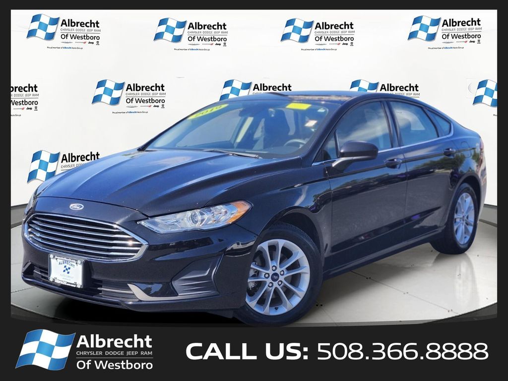 Black 2019 Ford Fusion Sedan Front-Wheel Drive 6-Speed Automatic