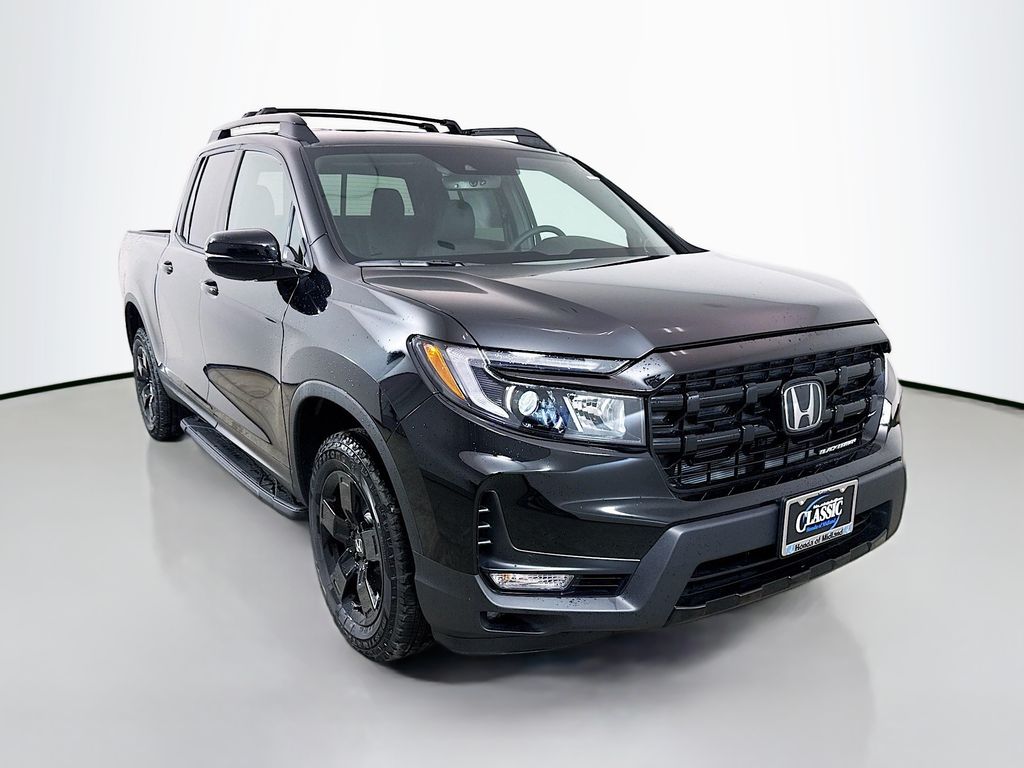 Crystal Black Pearl 2026 Honda Ridgeline Black Edition AWD Pickup Truck All-Wheel Drive 9-Speed Automatic