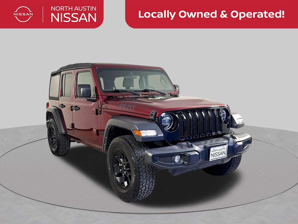Snazzberry Pearlcoat 2021 Jeep Wrangler SUV / Crossover Four-Wheel Drive 8-Speed Automatic