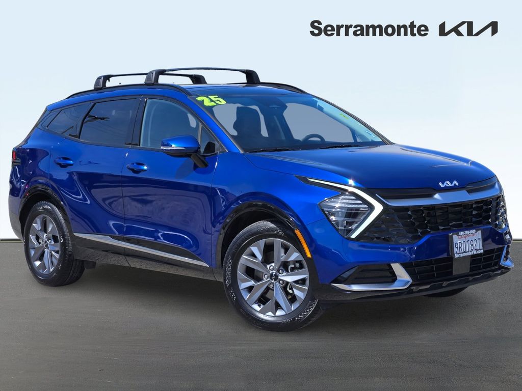 Sapphire Blue 2025 Kia Sportage SUV / Crossover Front-Wheel Drive 8-Speed Automatic
