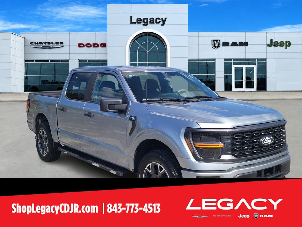Silver Metallic 2025 Ford F-150 Pickup Truck Four-Wheel Drive Automatic