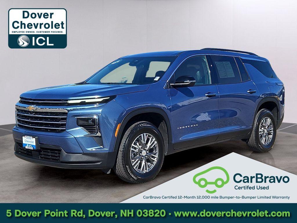 Lakeshore Blue 2026 Chevrolet Traverse SUV / Crossover Four-Wheel Drive 8-Speed Automatic