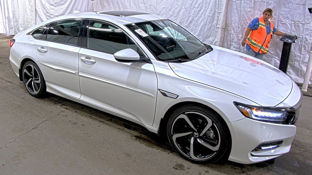 White 2018 Honda Accord Sedan Front-Wheel Drive Automatic