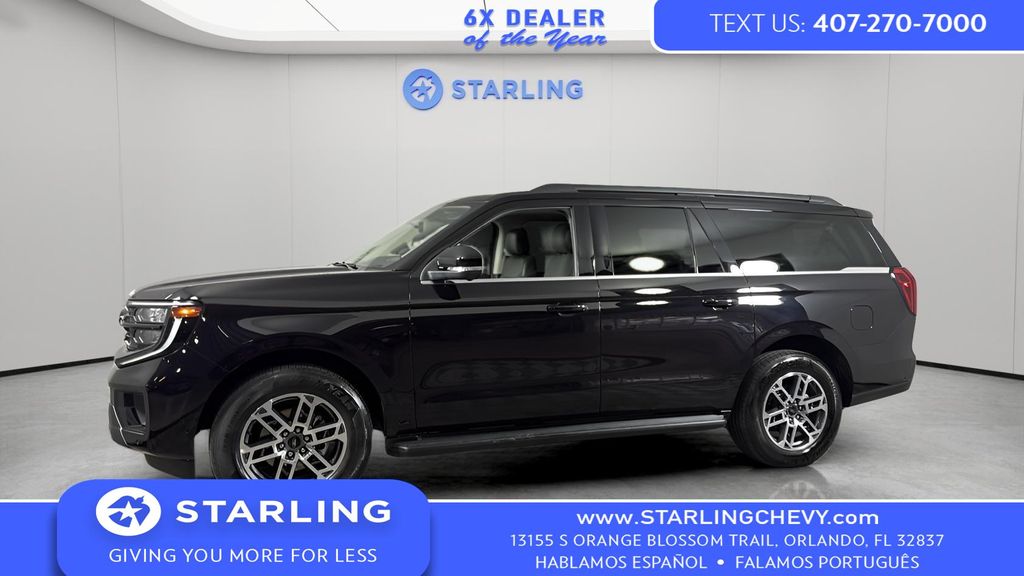 Black Metallic 2025 Ford Expedition MAX Active RWD SUV / Crossover 4X2 Automatic