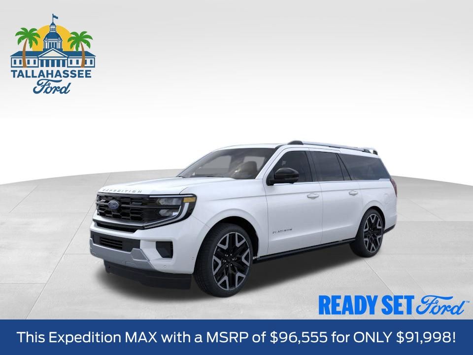 Star White Metallic Tri-Coat 2026 Ford Expedition MAX Platinum 4WD SUV / Crossover Four-Wheel Drive Automatic