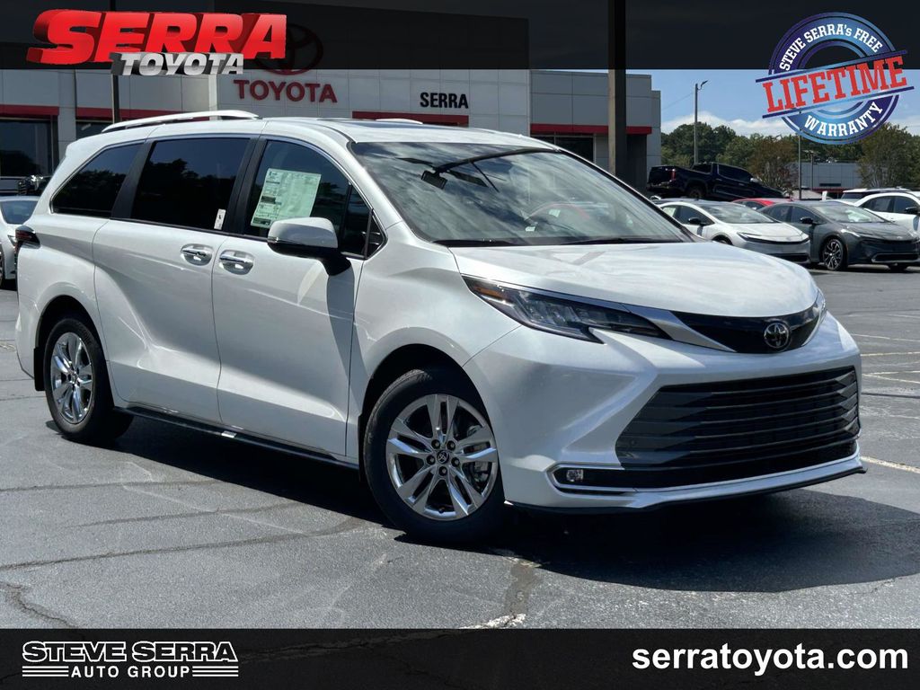Pearl 2026 Toyota Sienna Minivan Front-Wheel Drive Continuously Variable Transmission