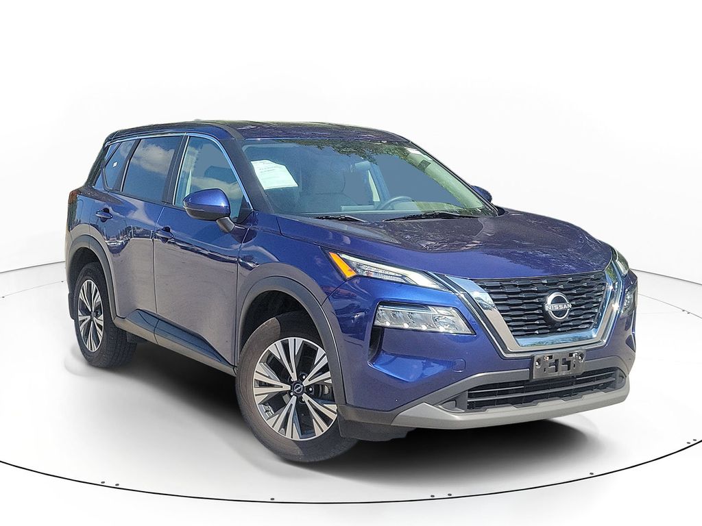 Caspian Blue Metallic 2022 Nissan Rogue SUV / Crossover All-Wheel Drive Continuously Variable Transmission