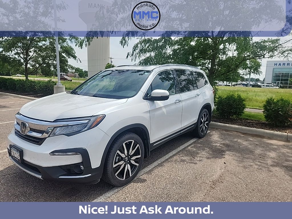 Platinum White Pearl 2021 Honda Pilot SUV / Crossover All-Wheel Drive 9-Speed Automatic