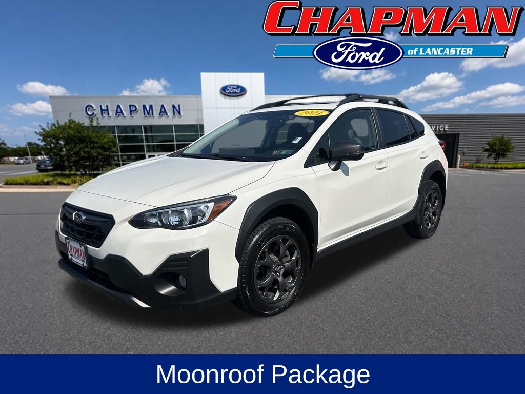 Crystal White Pearl 2021 Subaru Crosstrek SUV / Crossover All-Wheel Drive Continuously Variable Transmission