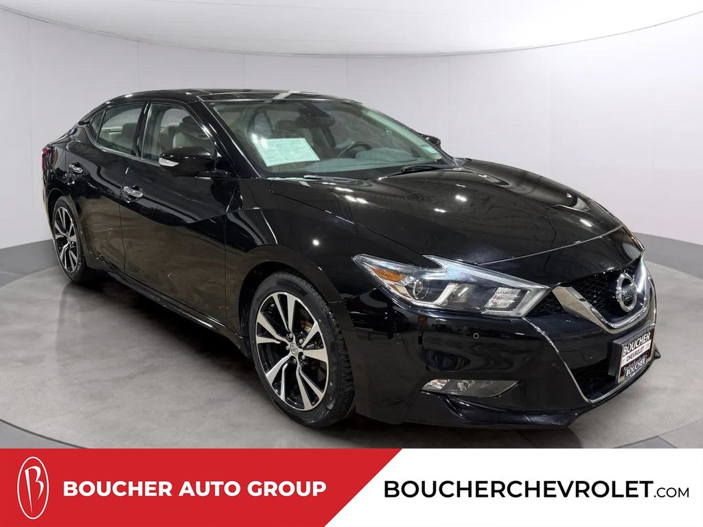 Super Black 2018 Nissan Maxima Platinum FWD Sedan Front-Wheel Drive Continuously Variable Transmission