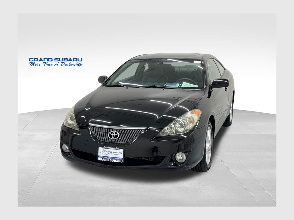 Black 2004 Toyota Camry Solara Coupe Front-Wheel Drive 5-Speed Automatic